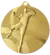 Medal złoty- piłka ręczna - medal stalowy MMC39050/G