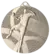Medal srebrny- piłka ręczna - medal stalowy MMC39050/S