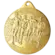 Medal złoty stalowy - Biegi MMC32050/G