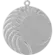 Medal srebrny ogólny z miejscem na emblemat 25 mm - medal stalowy MMC1040/S