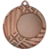 Medal brązowy z miejscem na emblemat 25 mm - medal stalowy MMC1145/B