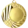Medal złoty z miejscem na emblemat 25 mm - medal stalowy MMC1145/G