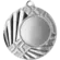 Medal srebrny z miejscem na emblemat 25 mm - medal stalowy MMC1145/S