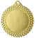 Medal złoty ogólny z miejscem na emblemat 50 mm - medal stalowy MMC1270/G