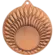 Medal brązowy ogólny z miejscem na emblemat 25 mm - stalowy MMC24050/B