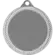 Medal srebrny ogólny z miejscem na emblemat 25 mm - medal stalowy MMC3232/S