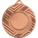 Medal brązowy ogólny z miejscem na emblemat 25 mm - medal stalowy MMC5950/B