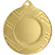 Medal złoty ogólny z miejscem na emblemat 25 mm - medal stalowy MMC5950/G