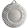 Medal srebrny ogólny z miejscem na emblemat 25 mm - medal stalowy MMC5950/S