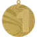 Medal stalowy złoty pierwsze miejsce MMC6040/G