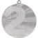 Medal stalowy srebrny drugie miejsce MMC7071/S