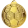 Medal złoty- piłka nożna - medal stalowy MMC8850/G