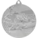 Medal srebrny- karate - medal stalowy MMC6650/S