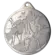 Medal srebrny stalowy - Taniec MMC35050/S