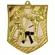 Medal odlewany złoty – karate MD8054/G