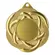 Stalowy medal w kolorze złotym z miejscem na emblemat 25 mm ME5001/G