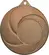 Stalowy medal w kolorze brązowym z miejscem na emblemat 25 mm MMC2050/B