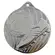 Medal stalowy srebrny - piłka nożna MMC0450/S
