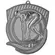 Medal srebrny 80mm x 60mm - pływanie MD8062/S