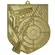 Medal złoty 80mm x 60mm - strzelectwo MD8063/G