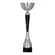 Puchar metalowy srebrno - czarny 9301D