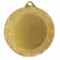 Stalowy medal w kolorze złotym z miejscem na emblemat 50 mm ME7001/G