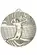 Medal srebrny 50 mm - siatkówka MMC41050/S