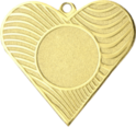 Medal ogólny w kształcie serca z miejscem na emblemat MMC36050
