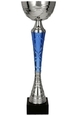 Puchar metalowy srebrno niebieski 9218