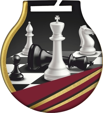Medal szachy MC61/G/CHE (50 mm)