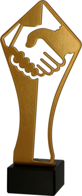 Figurka metalowa - trofeum ogólne ML-HUG