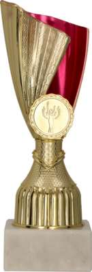 Puchar plastikowy złoto-różowy 9221