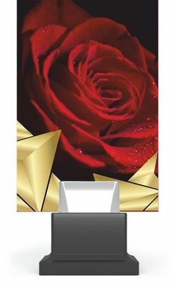 Statuetka szklana na podwyższeniu - trofeum ogólne CG01/ROS