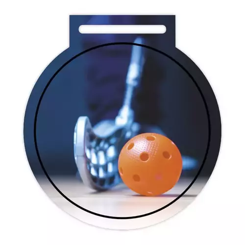 Zdjęcie produktu Linia dedykowana - medale metalowe 1 szt - Unihokej  LD-M-15 2