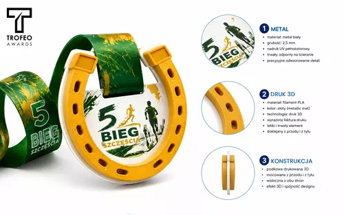 Zdjęcie produktu Medal BIEG SZCZĘŚCIA 2