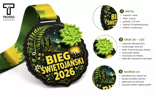 Zdjęcie produktu Medal BIEG ŚWIĘTOJAŃSKI 2026 2