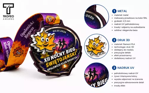 Zdjęcie produktu Medal BIEG ŚWIĘTOJAŃSKI OPALENICA 2