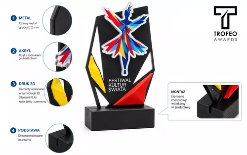 Zdjęcie produktu Statuetka FESTIWAL KULTUR ŚWIATA 2
