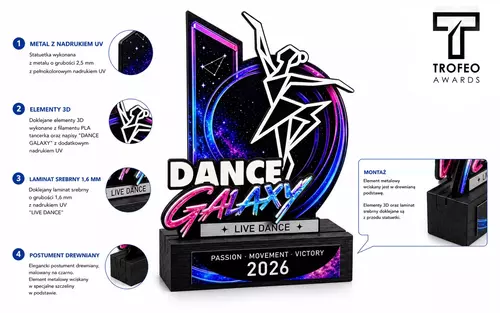Zdjęcie produktu Statuetka DANCE GALAXY 2