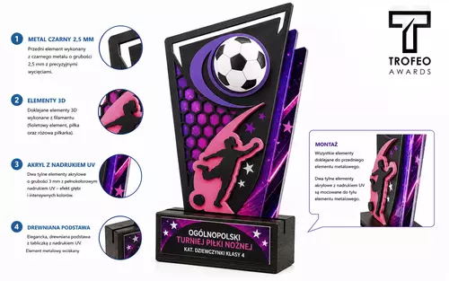Zdjęcie produktu Statuetka OGÓLNOPOLSKI TURNIEJ PIŁKI NOŻNEJ  2
