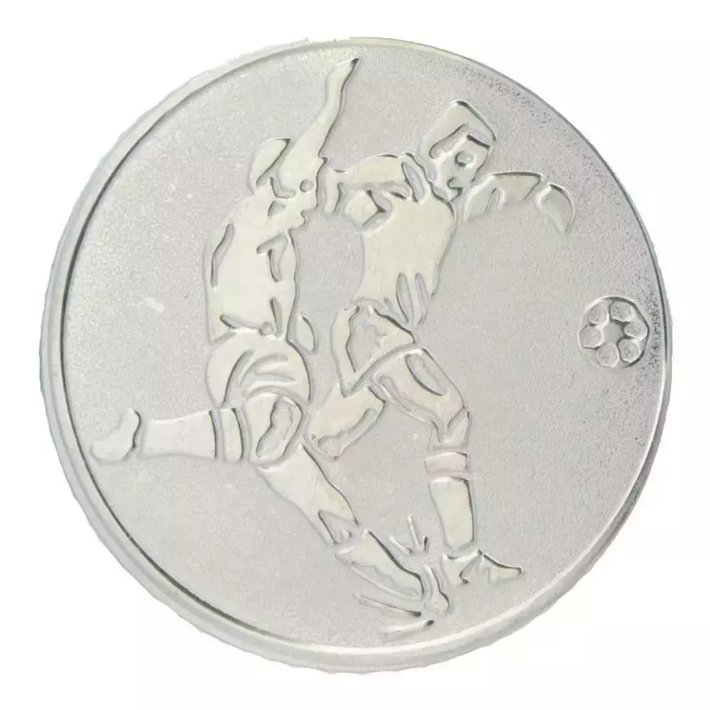Zdjęcie produktu Wklejka aluminiowa srebro - piłka nożna