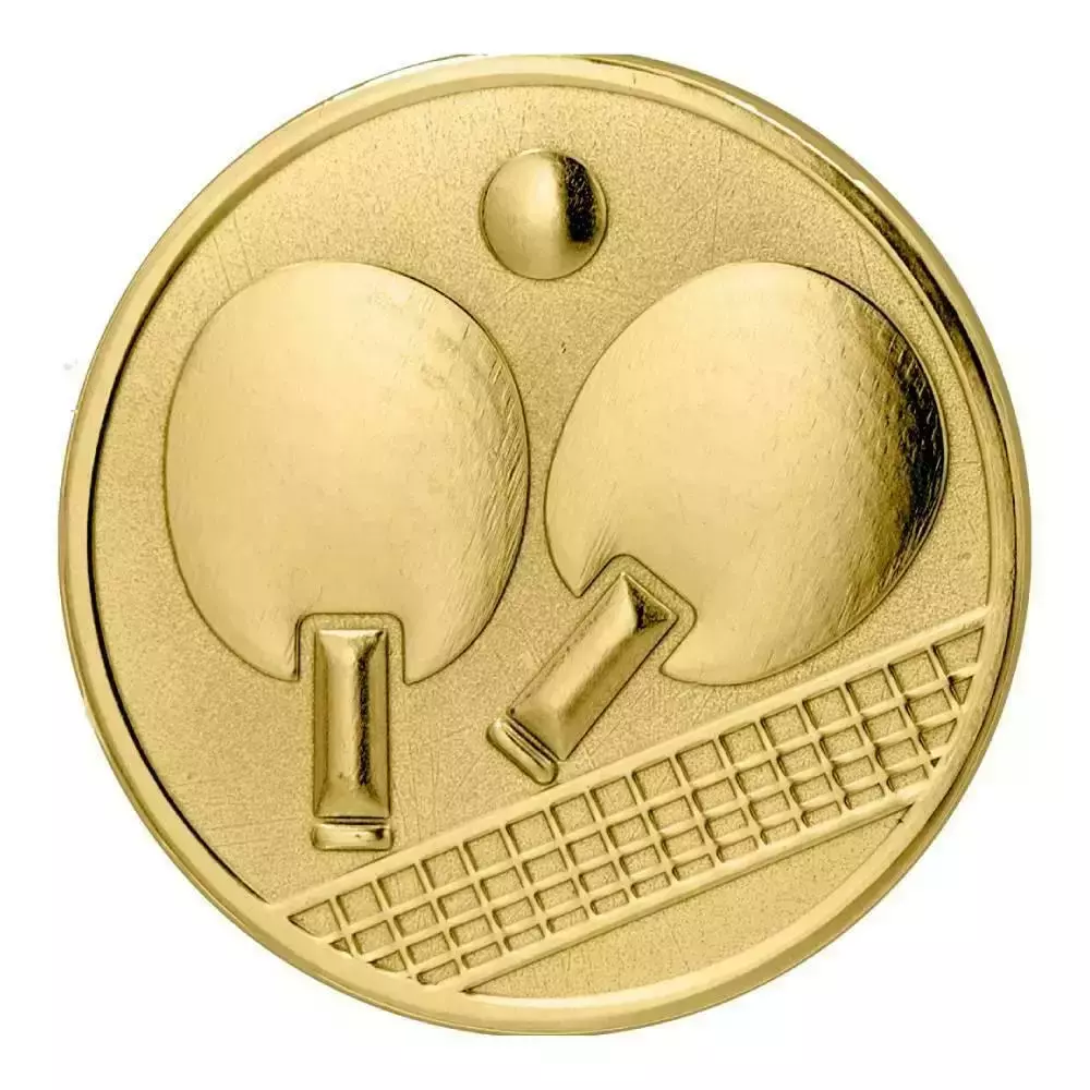 Zdjęcie produktu Wklejka aluminiowa złota - tenis stołowy
