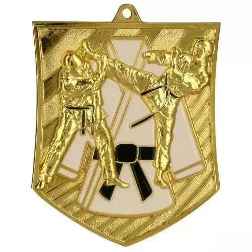 Zdjęcie produktu  Medal odlewany złoty – karate MD8054/G