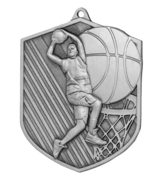 Zdjęcie produktu Medal srebrny - koszykówka MD8048/S