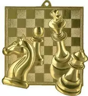 Zdjęcie produktu Medal złoty - szachy MD8046/G