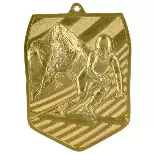 Zdjęcie produktu Medal odlewany złoty – zjazd narciarski MD8055/G