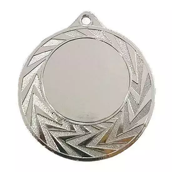 Zdjęcie produktu Srebrny medal ogólny z miejscem na emblemat - 25 mm MMC0240/S