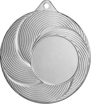 Zdjęcie produktu Stalowy medal w kolorze srebrnym z miejscem na emblemat 25 mm MMC2050/S