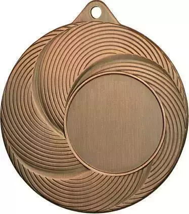 Zdjęcie produktu Stalowy medal w kolorze brązowym z miejscem na emblemat 25 mm MMC2050/B