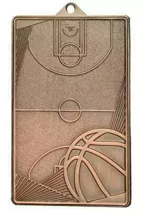 Zdjęcie produktu Medal brązowy 70mm x 45mm - koszykówka MMC7145/B